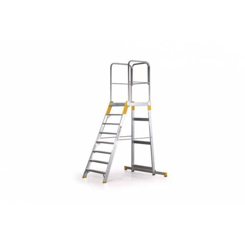 Mostík, rebrík hliníkový jednostranný (9508)