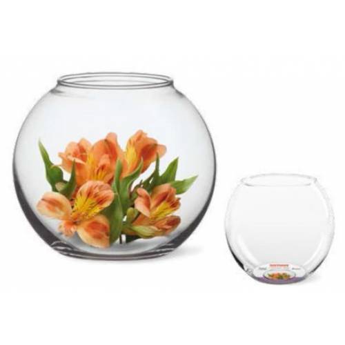 Váza GLOBE guľa priemer 16,4 cm, číre sklo