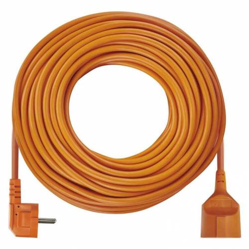 Predlžovací kábel – spojka, 30m, 3× 1,5mm, oranžový