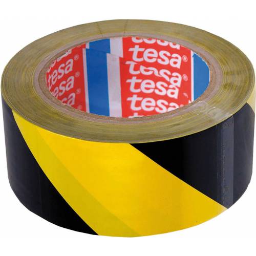 Páska lepiaca výstražná 60760, 50mmx33m, nosič PVC, žlto-čierna