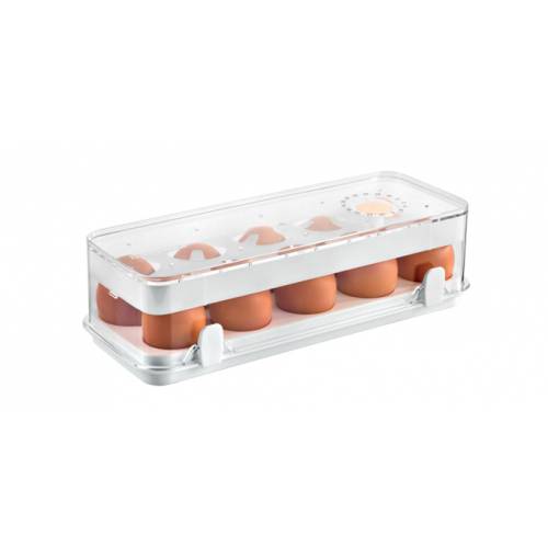 Dóza zdravá plastová do chladničky PURITY, 10 vajec