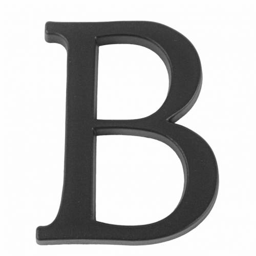 Číslo domové hliníkové 10,5 cm písmeno B