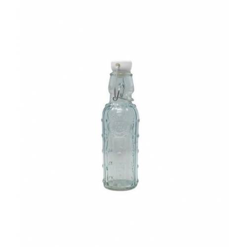 Fľaša sklenená 250ml, s patentným uzáverom, okrúhla