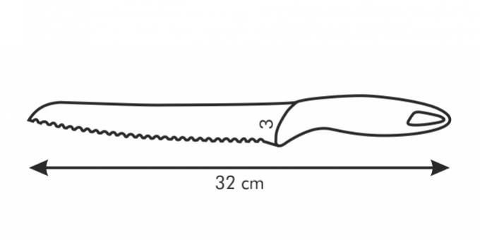 Nôž na chlieb PRESTO 20 cm