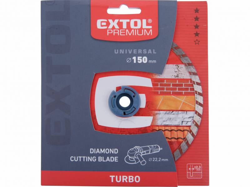 Kotúč diamant 150mm TURBO EXTOL