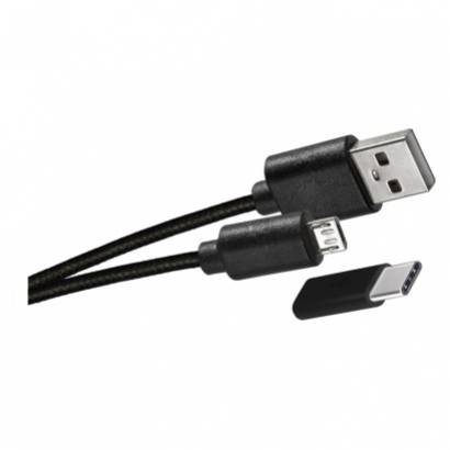Adaptér USB do auta 2.1A+micro