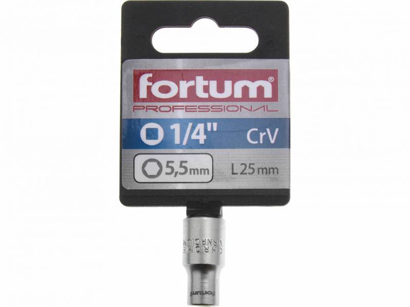 Hlavica nastrcna Fortum,1/4", 5,5mm