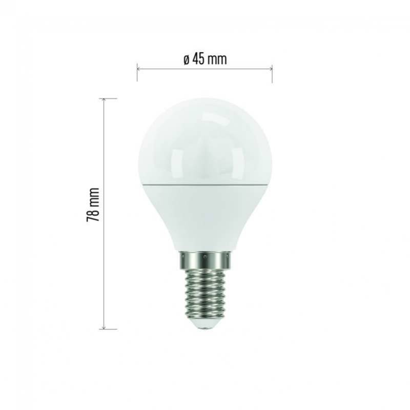 LED žiarovka Classic Mini Globe 5W E14 studená biela