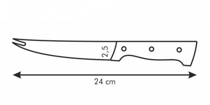 Nôž na zeleninu HOME PROFI 13cm