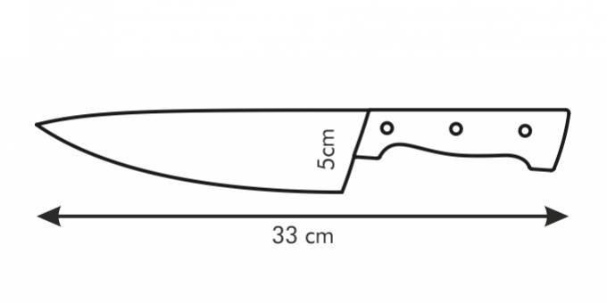 Nôž kuchársky HOME PROFI 20cm