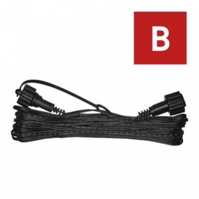 Kábel predlžovací connect 10m black