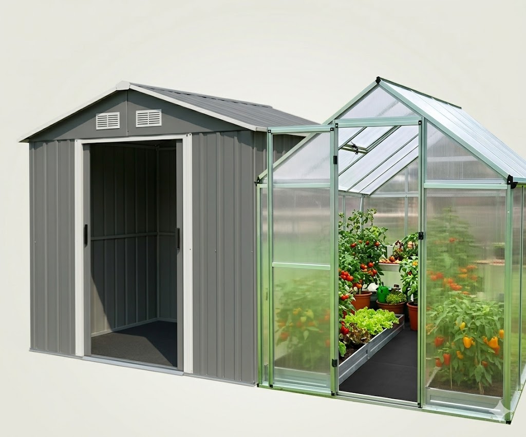 Skleníky, domčeky na náradie