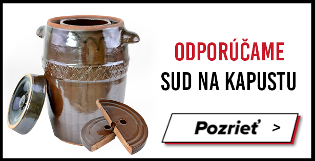 banner s ponukou sudov na kapustu