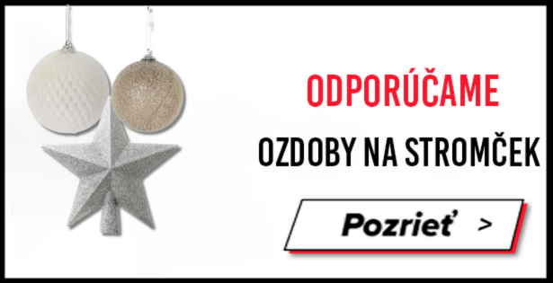 banner ozdoby na vianočný stromček