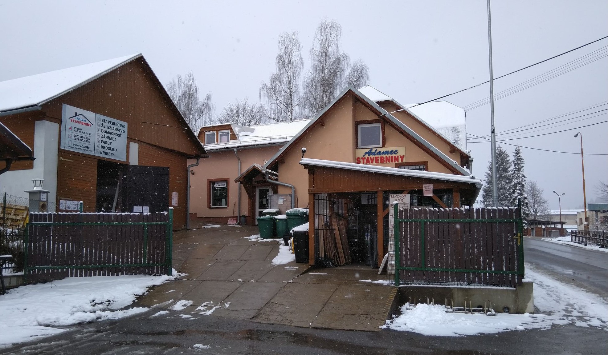 Vysoká nad Kysucou - Adamec STAVEBNINY