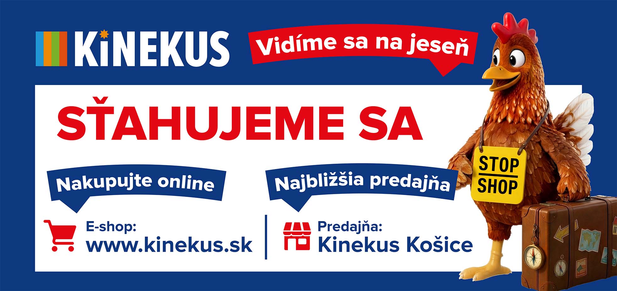 KiNEKUS Prešov sa sťahuje – vidíme sa na jeseň!