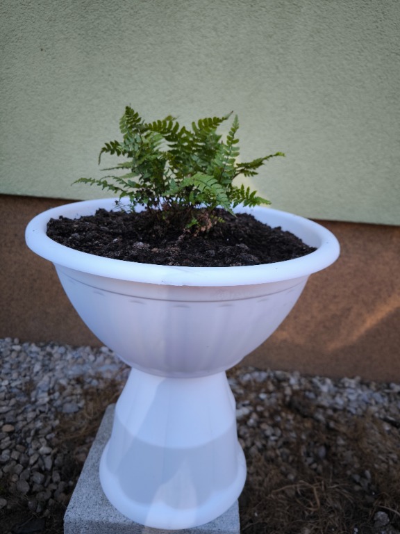 Kvetináč plastový priemer 40cm AMFORA biely
