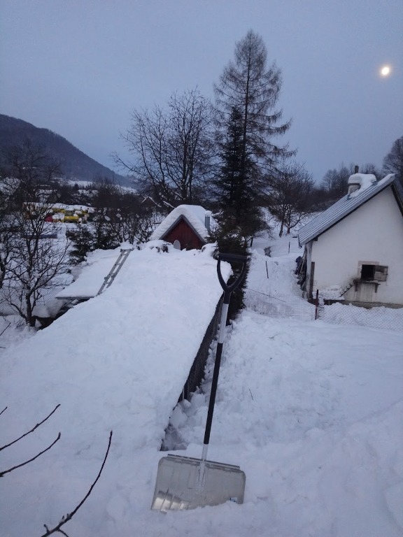 Odhŕňač na sneh 50cm ALUMAX